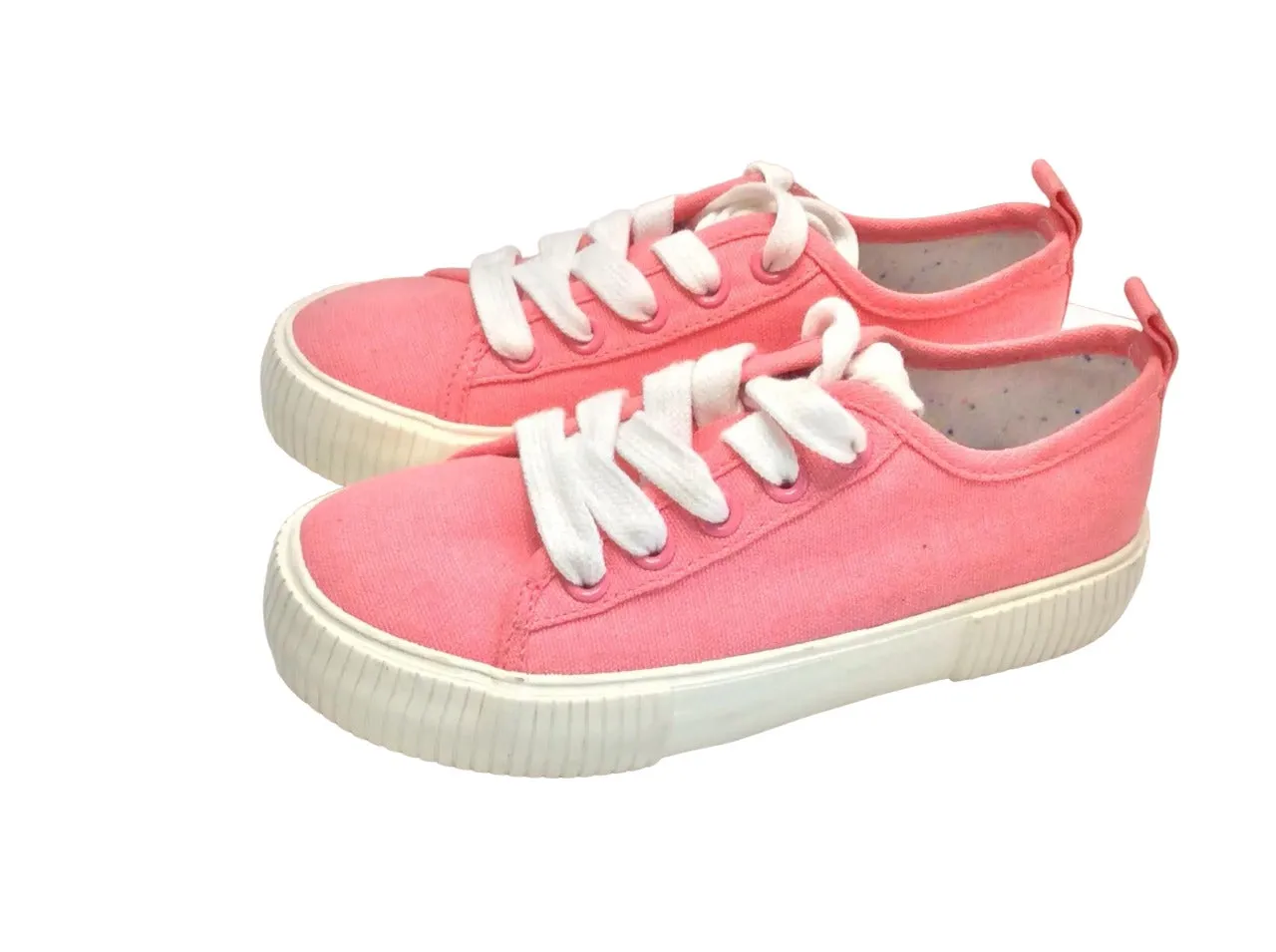 Cat and Jack Pink Low Top Lace Up Classic Kids' Sneakers