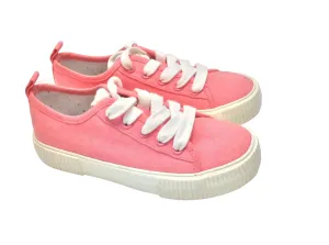 Cat and Jack Pink Low Top Lace Up Classic Kids' Sneakers