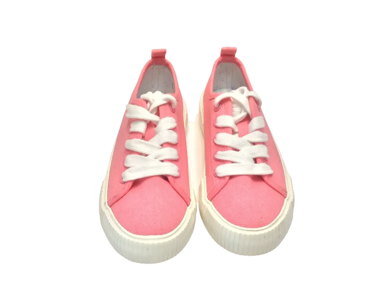 Cat and Jack Pink Low Top Lace Up Classic Kids' Sneakers