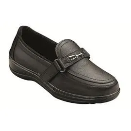 Chelsea Women's Easy Slip-On - Two-Way-Strap - Diabetic Shoes - Black