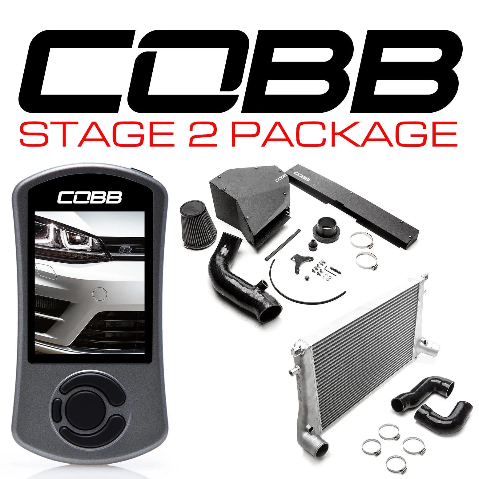 COBB VLK0030020-DSG VW Stage 2 Power Package with DSG Tuning Golf R (Mk7) 2015-2017 USDM