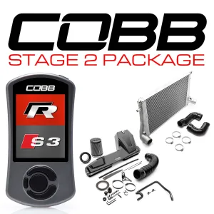 COBB VLK0030020-RED Stage 2 Redline Carbon Fiber Power Package for VW Golf R (Mk7/Mk7.5) 2015-2019 USDM, AUDI S3 (8V)