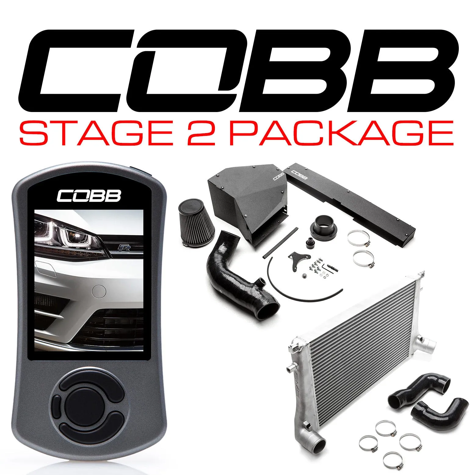 COBB VLK0030020 VW Stage 2 Power Package Golf R (Mk7) 2015-2017 USDM