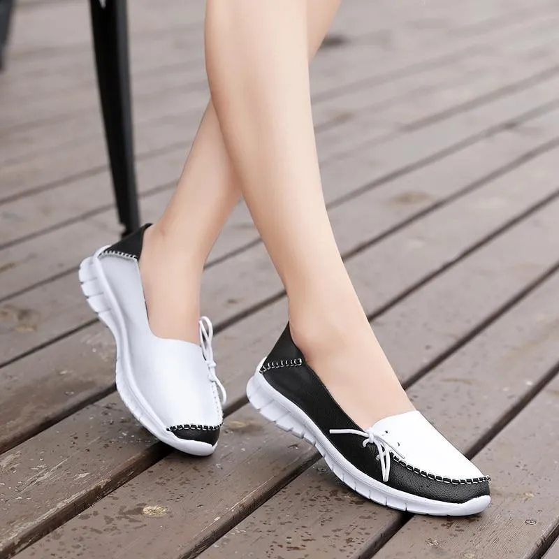 Comfortable Patch Designed Slip-On Loafers