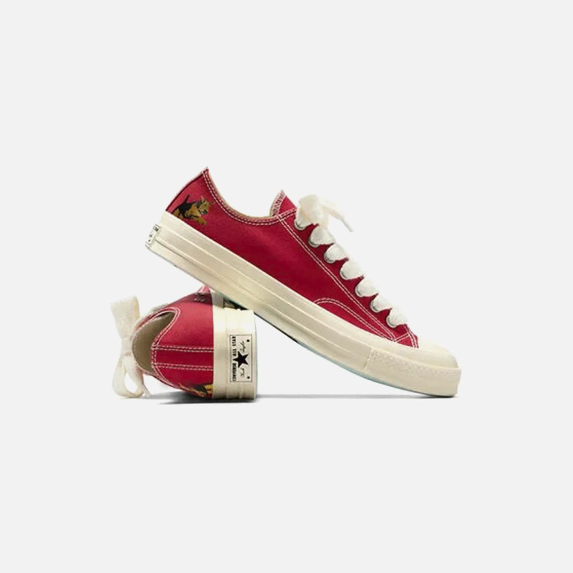 Converse x GOLF le FLEUR* Darryl Chuck 70 -  Salsa / Antique White / Black