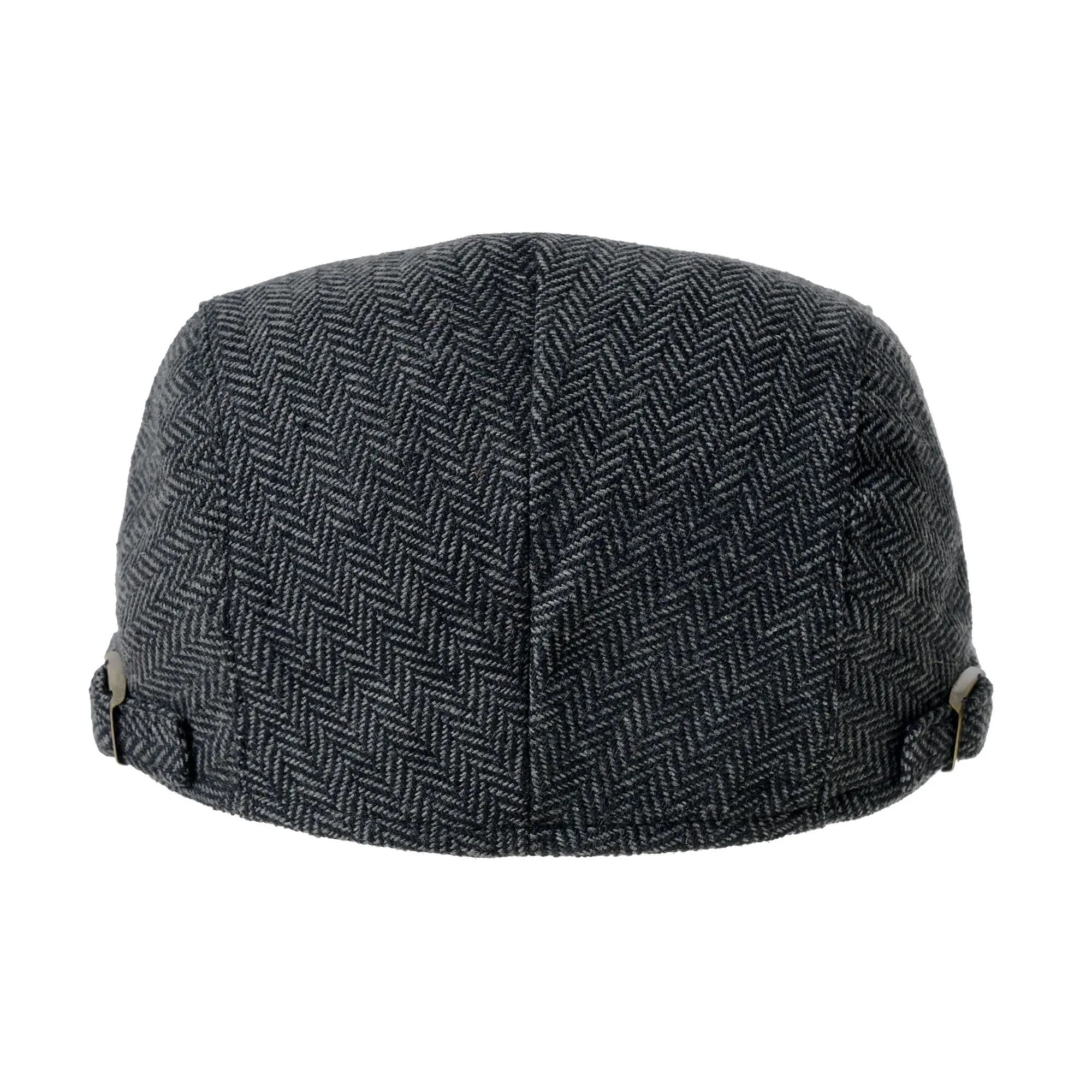 Cotton Flat Cap Herringbone Winter Warm Driving Hat YZ30102