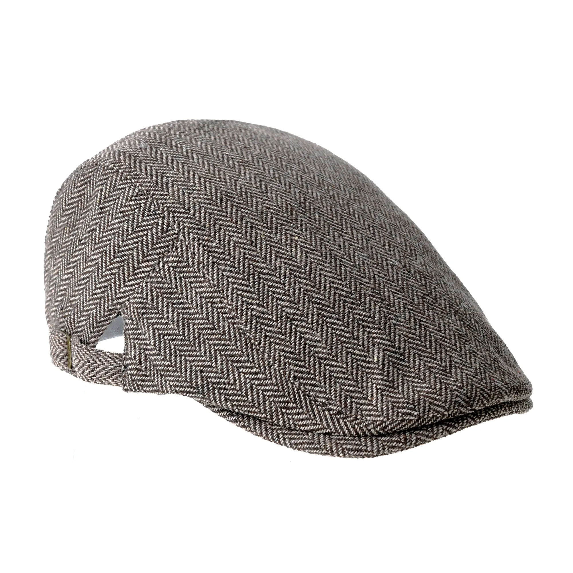 Cotton Flat Cap Herringbone Winter Warm Driving Hat YZ30102