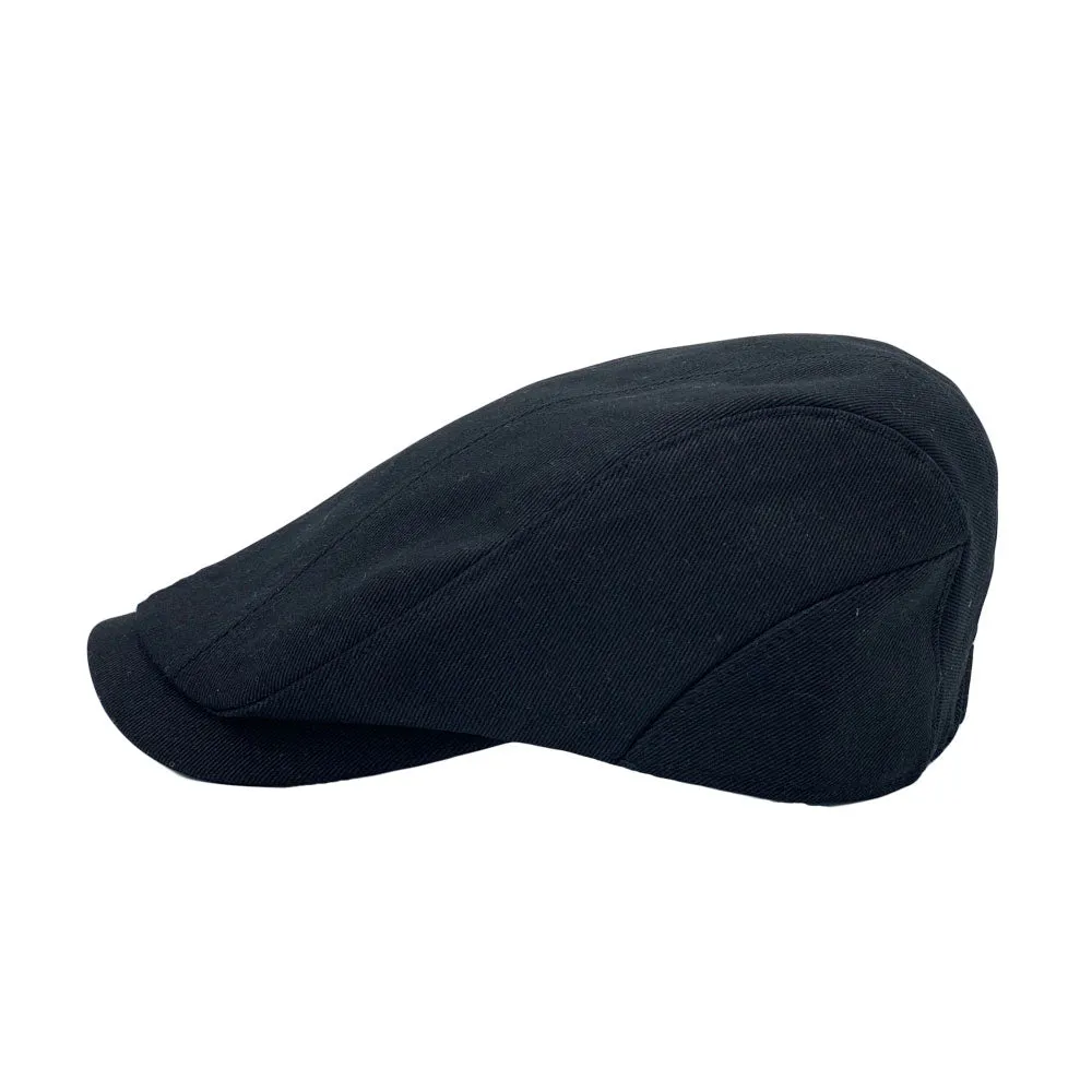 Cotton Newsboy Cap Flat Cap Ivy Gatsby Golf Cabbie Hat LD31511