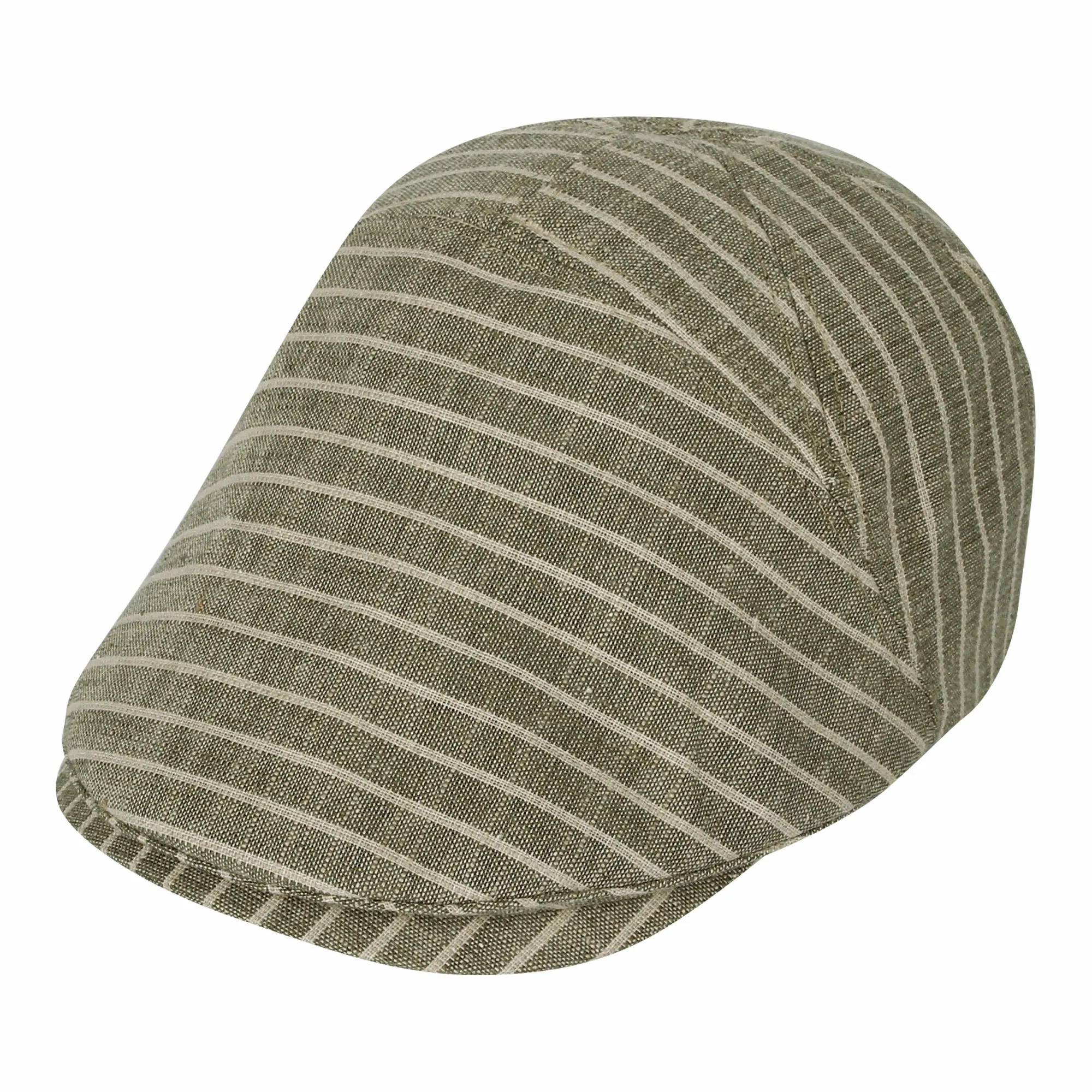 Cotton Summer Stripe Newsboy Hat Adjustable Flat Cap SL31275