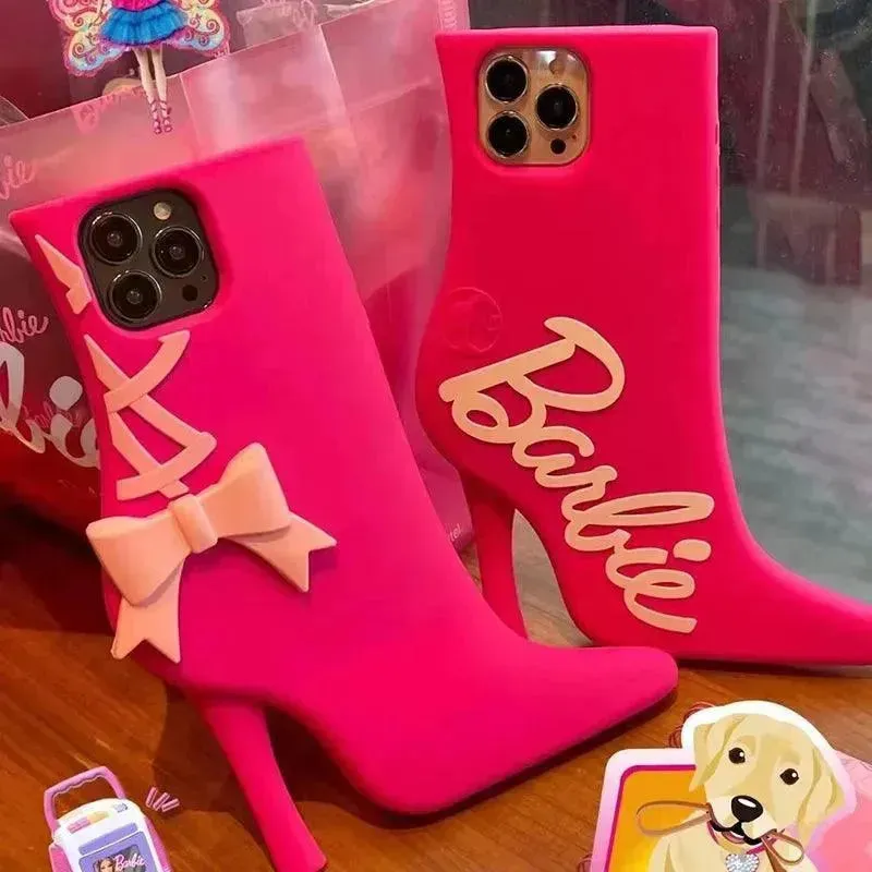 Cute Barbie High Heels Phone Case (For iPhones)