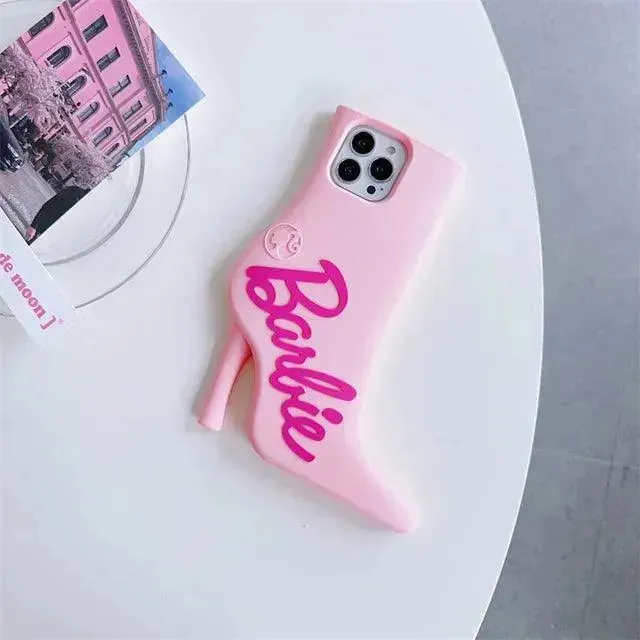 Cute Barbie High Heels Phone Case (For iPhones)