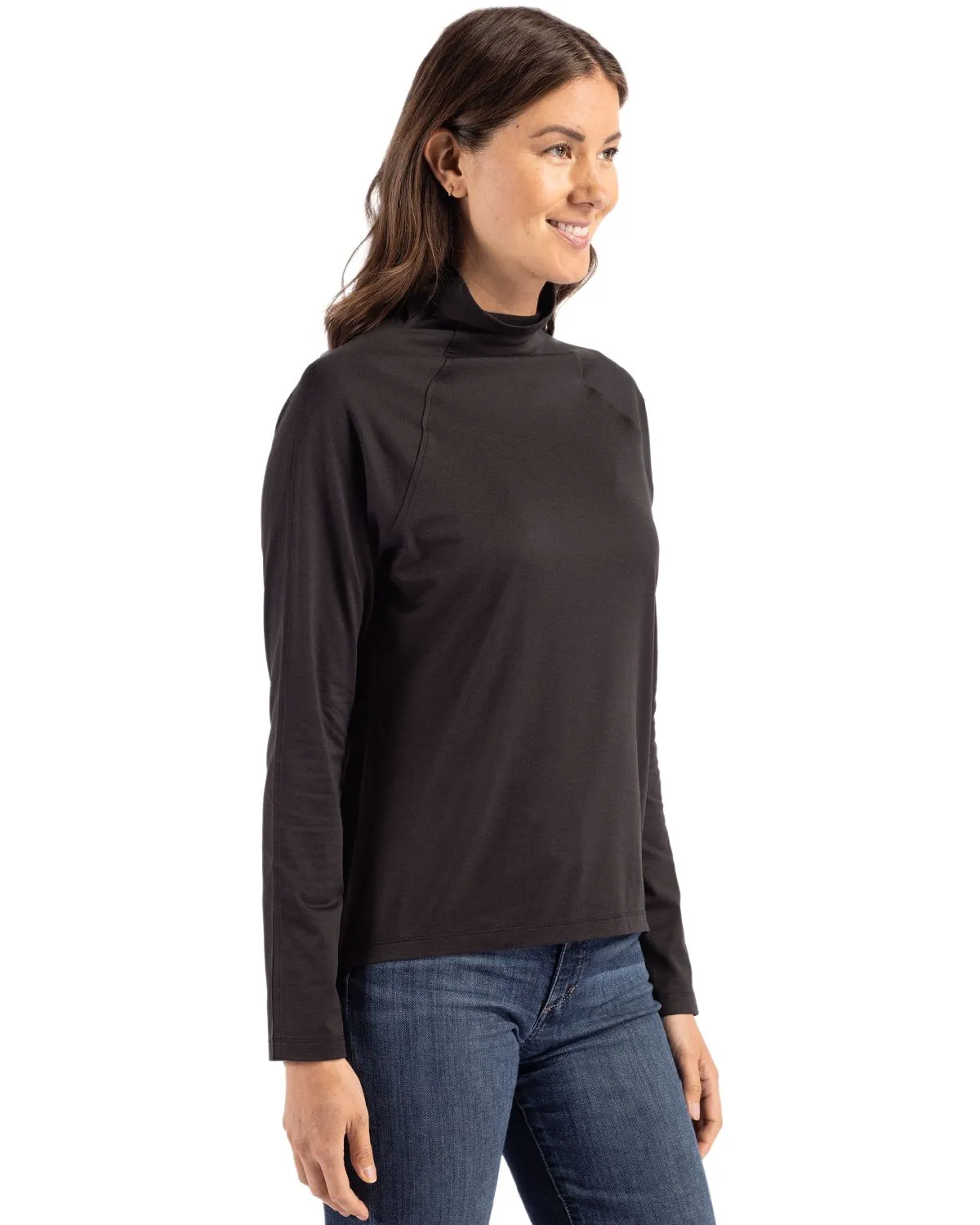 Cutter & Buck - Women's Coastline Epic Comfort Recycled Funnel Neck