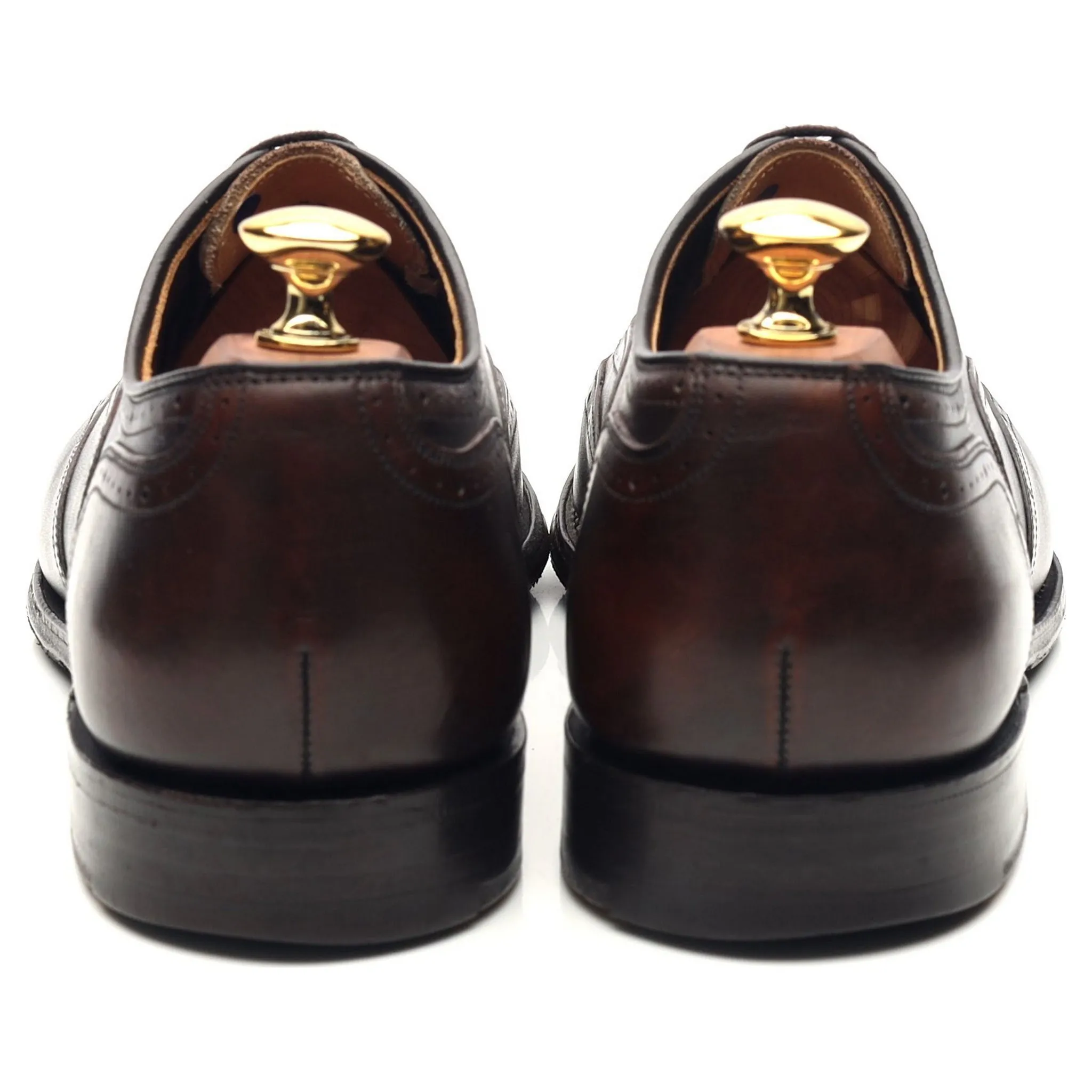 Dark Brown Leather Brogues UK 6 G