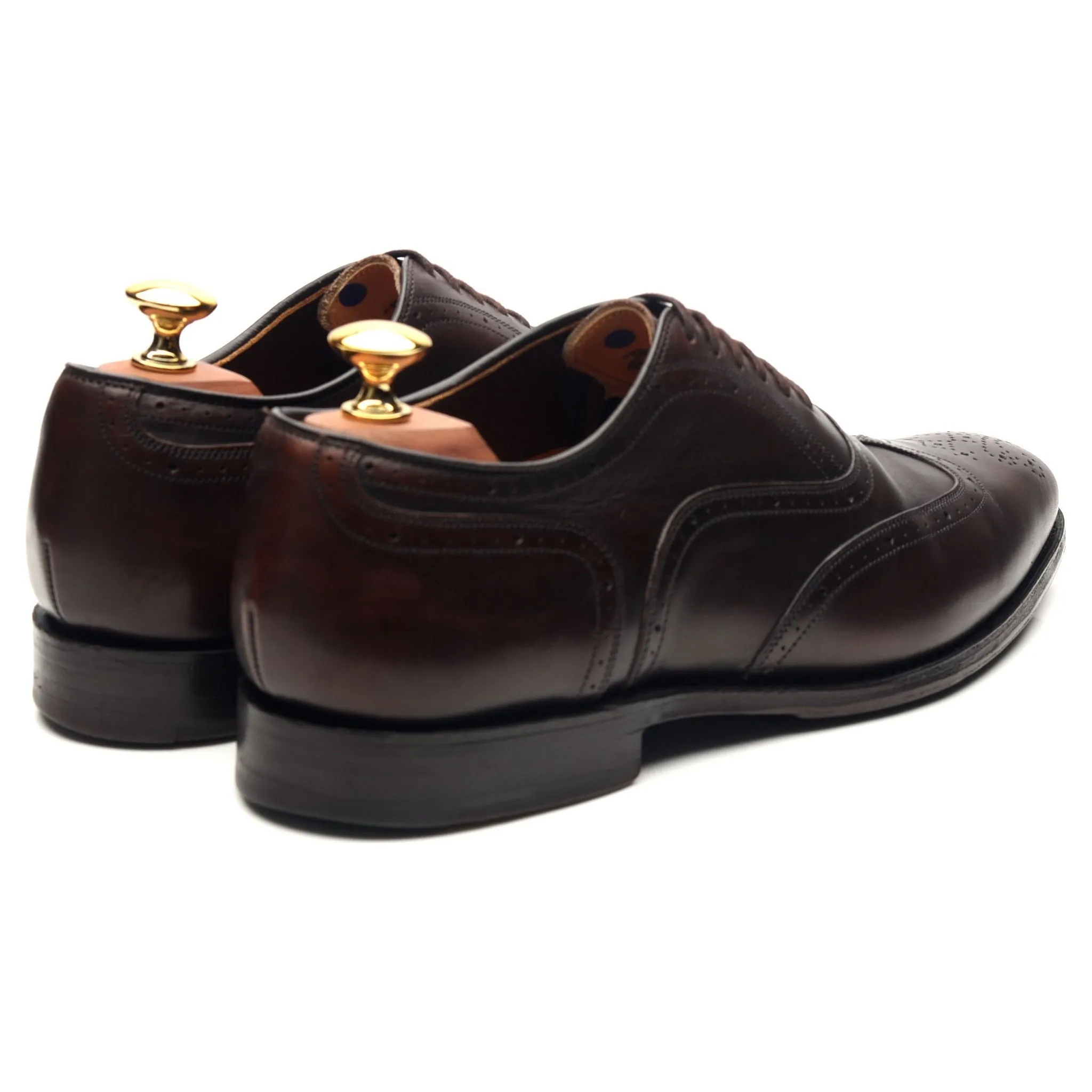 Dark Brown Leather Brogues UK 6 G