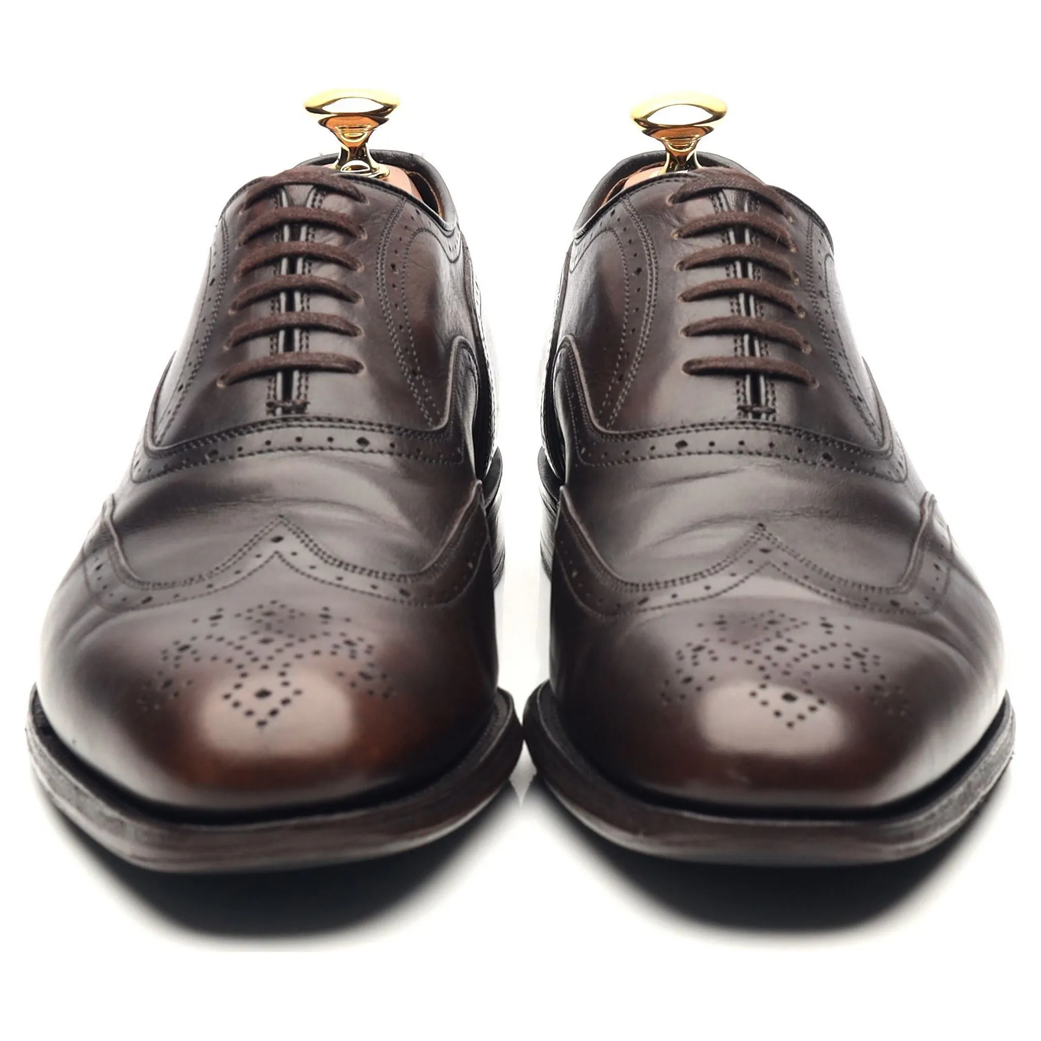 Dark Brown Leather Brogues UK 6 G