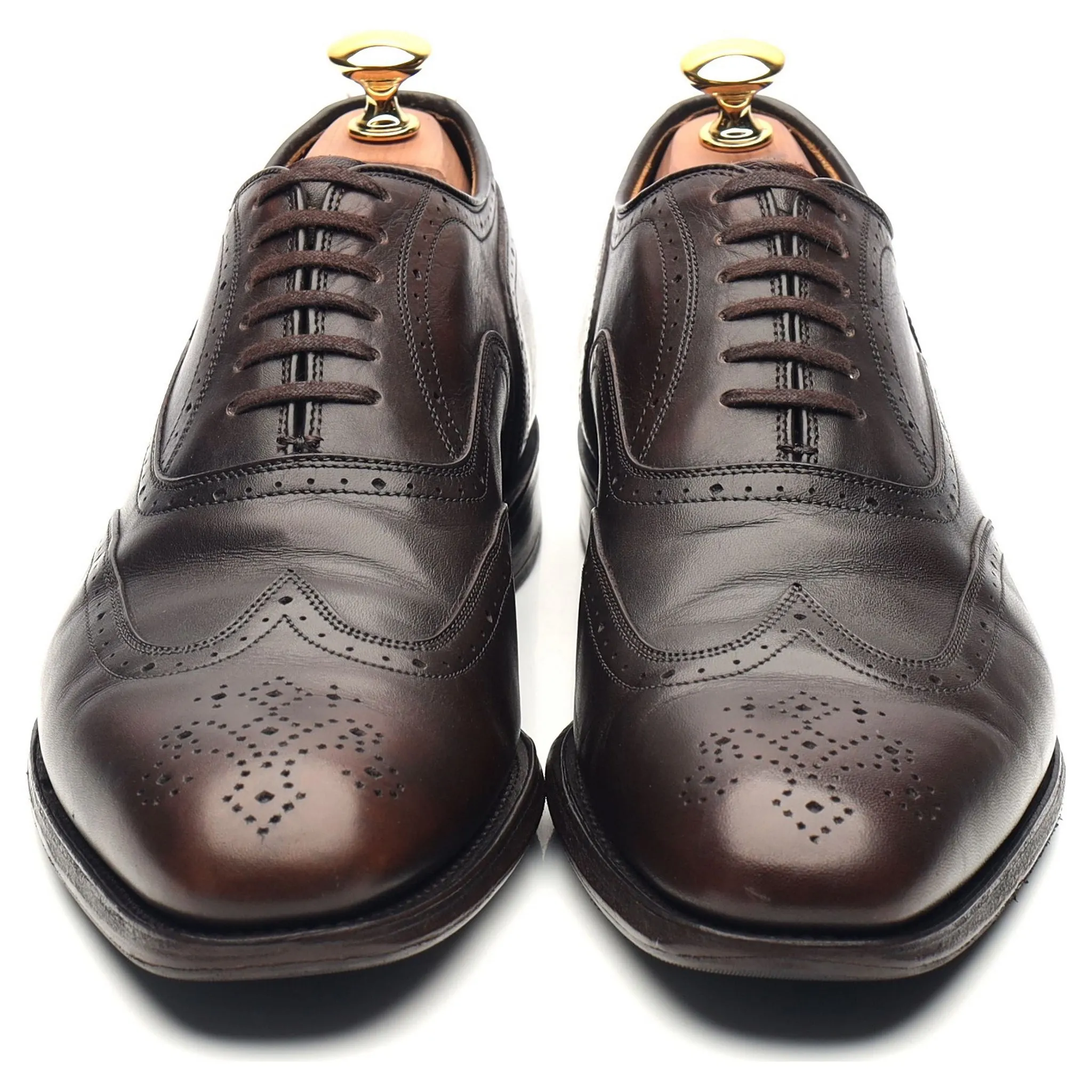 Dark Brown Leather Brogues UK 6 G