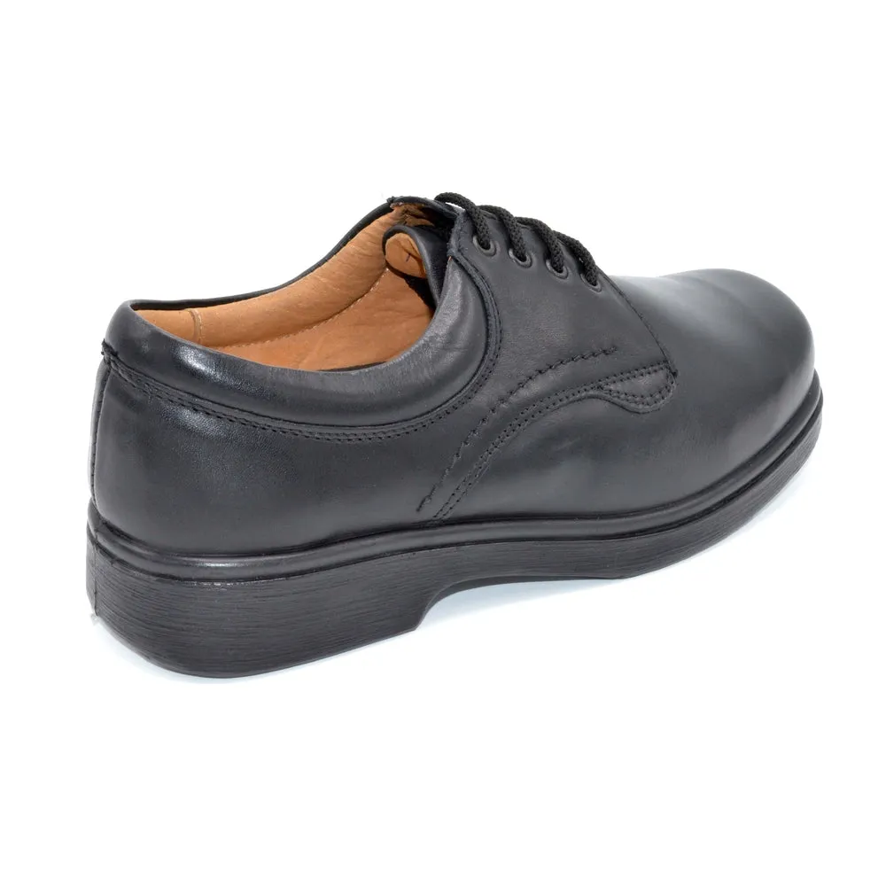 DB Shannon/Bob - Mens Extra Wide Lace Up - 2V and 6V Width Fitting - Black