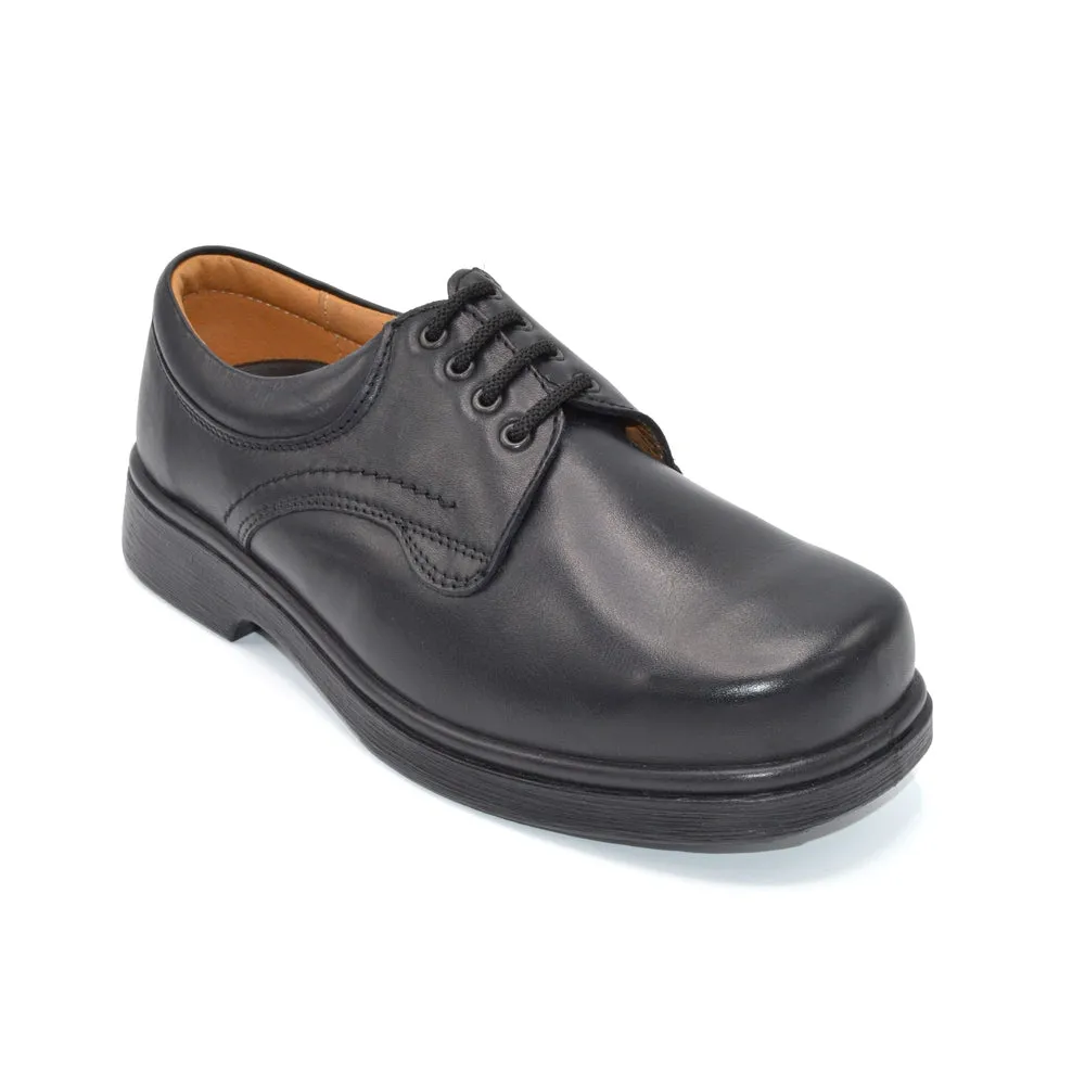 DB Shannon/Bob - Mens Extra Wide Lace Up - 2V and 6V Width Fitting - Black