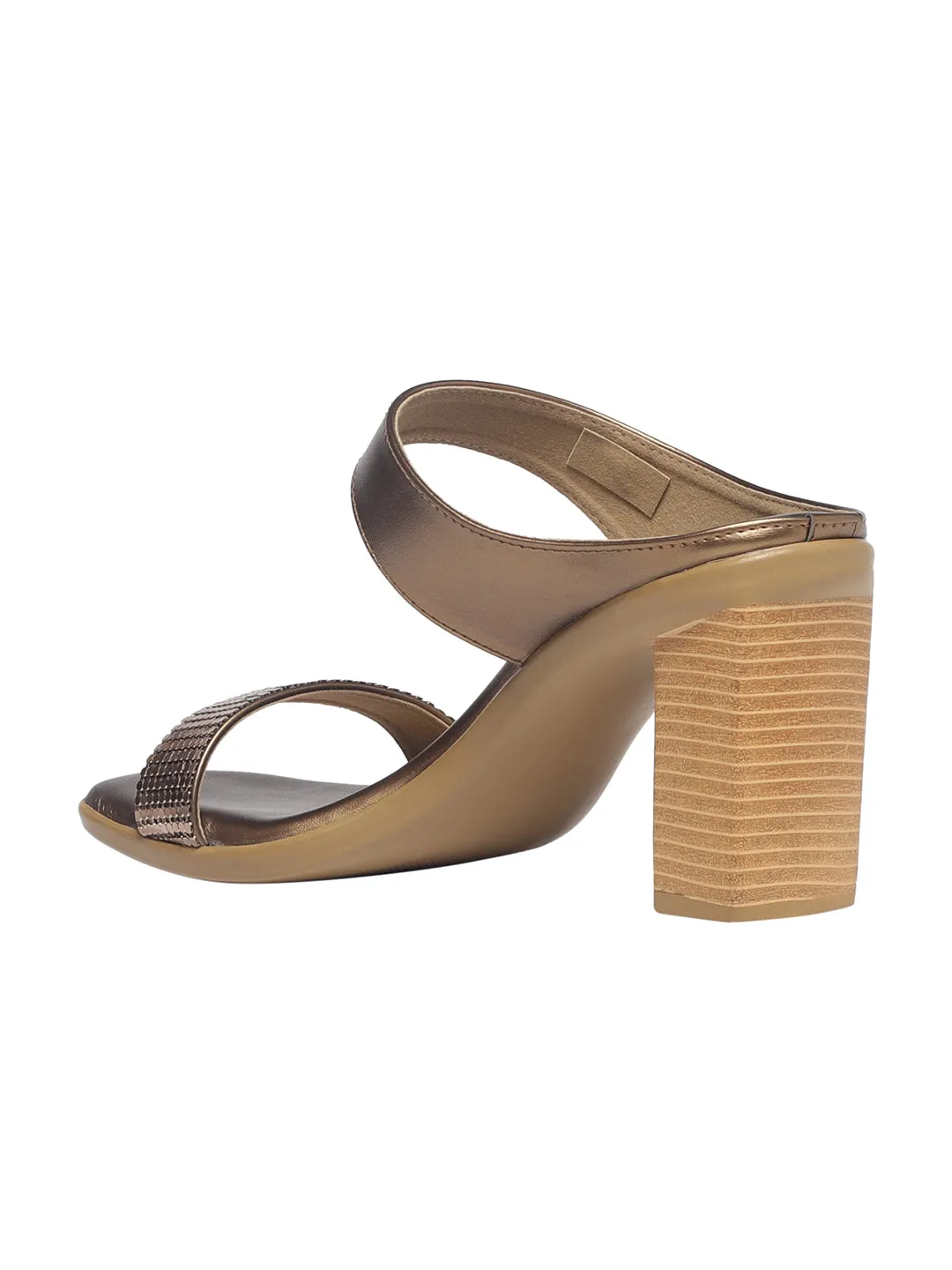 Dilys Bronze Block Heels