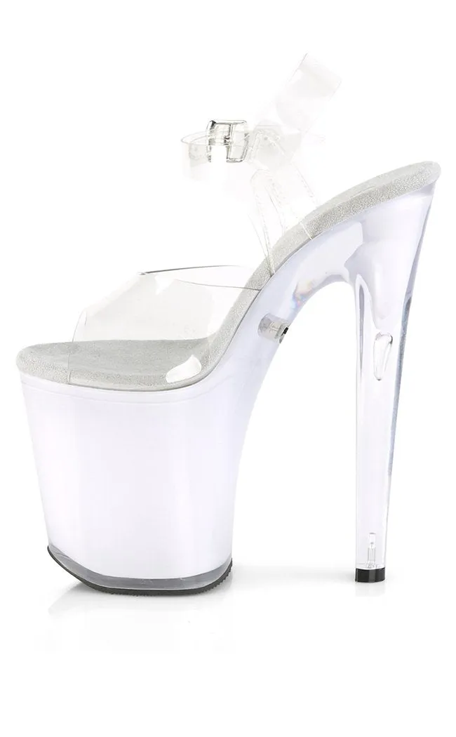 DISCOLITE-808 Light Up Platform Heels