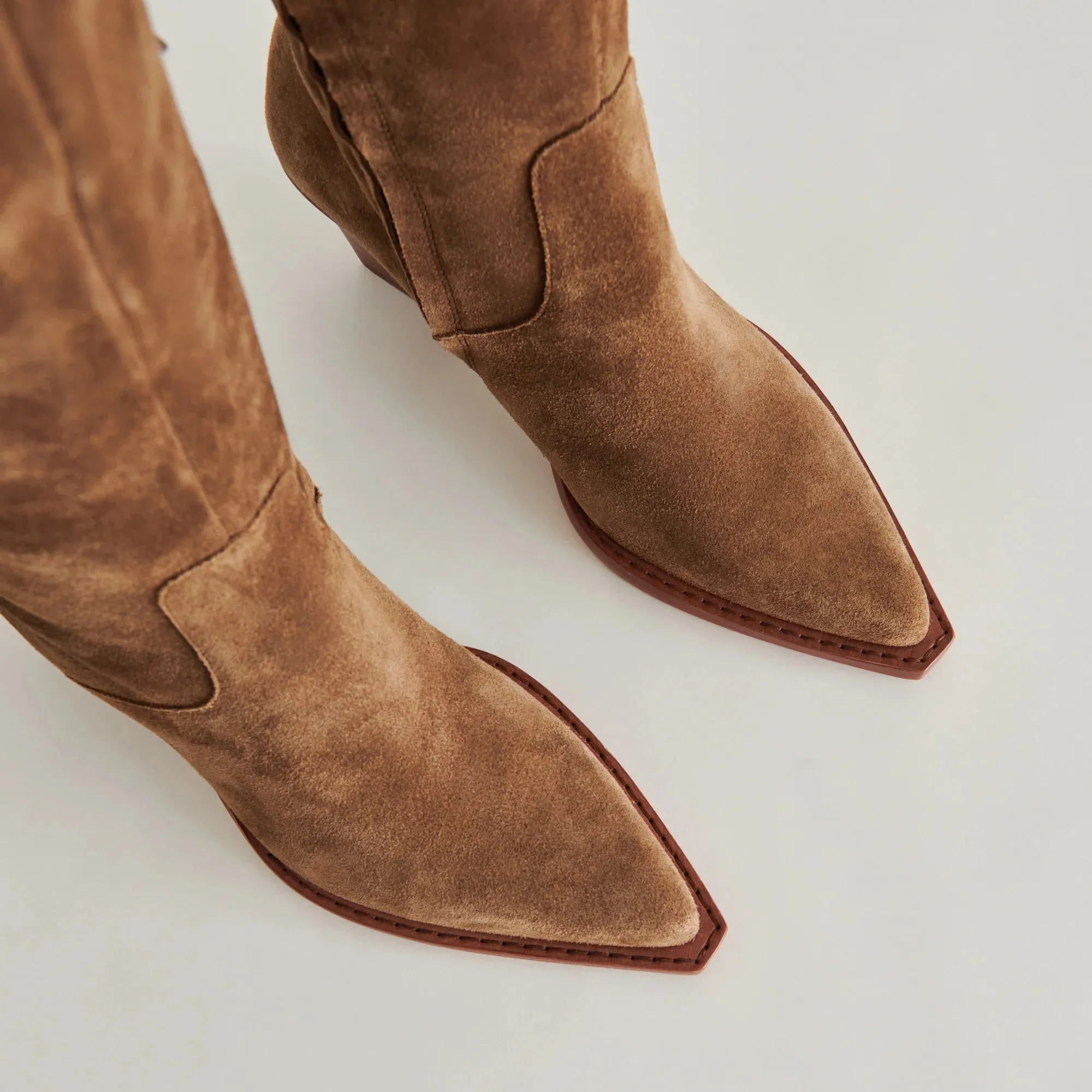 Dolce Vita Raj Boots in Brown Suede