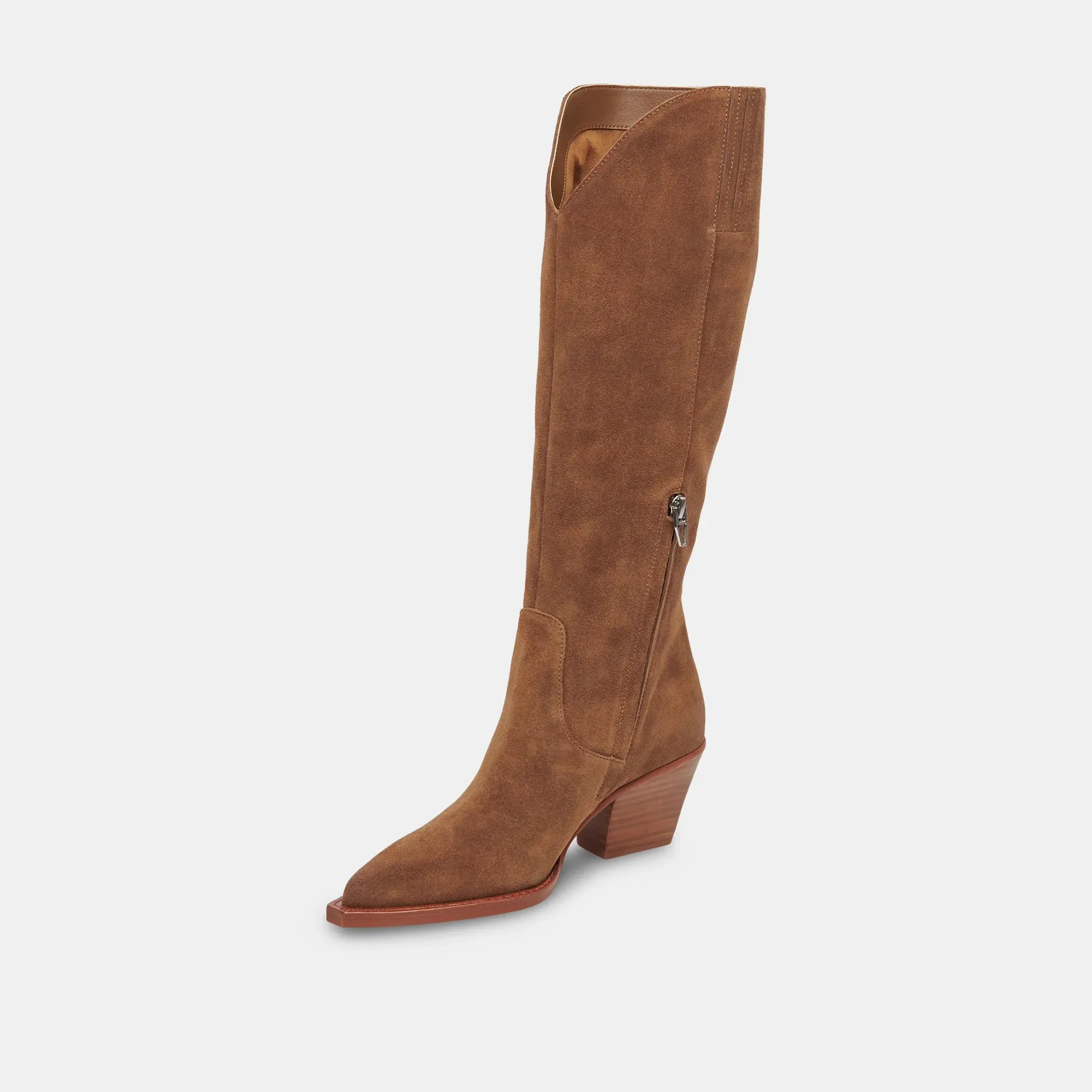 Dolce Vita Raj Boots in Brown Suede