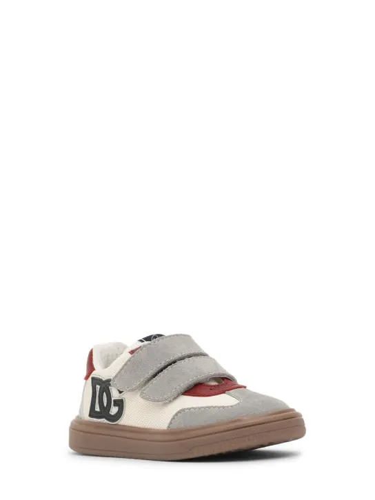 Dolce&amp;Gabbana   Logo print strap sneakers 