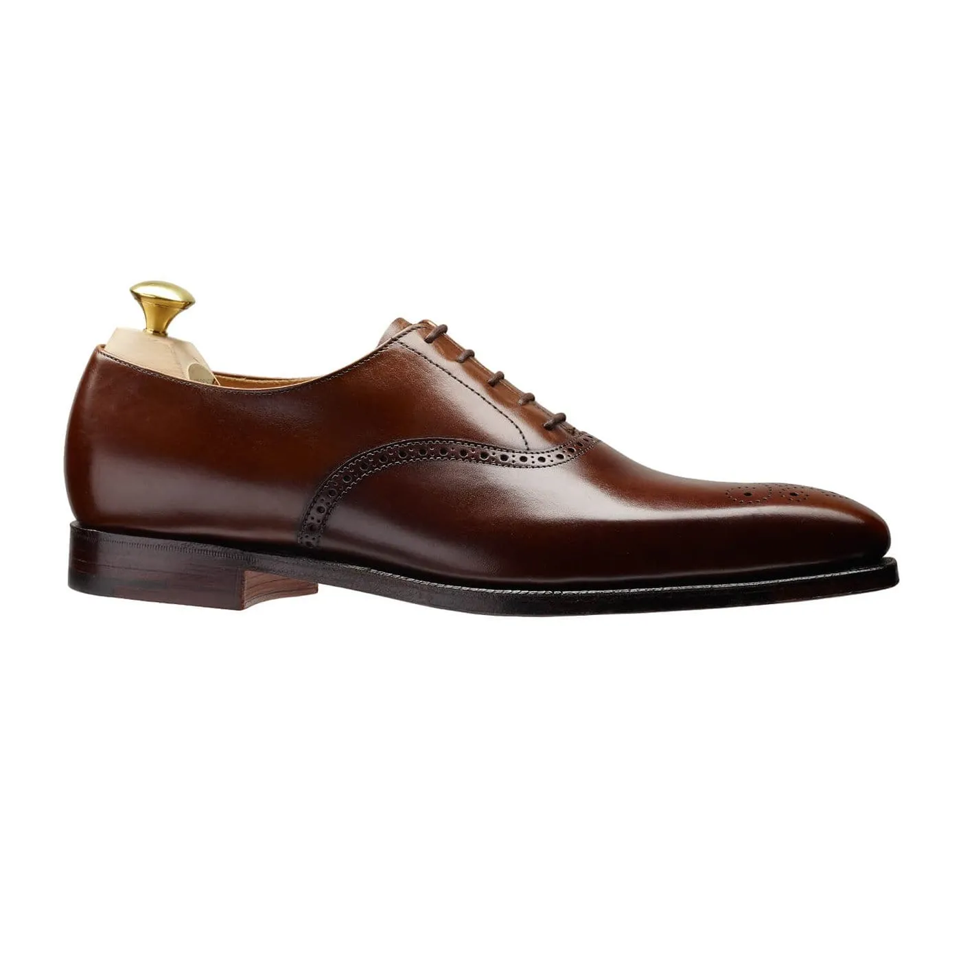 Edgware Dark Brown Burnished Calf