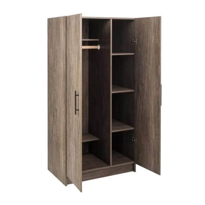 Elite Wardrobe With Storage - Available in 4 Colours