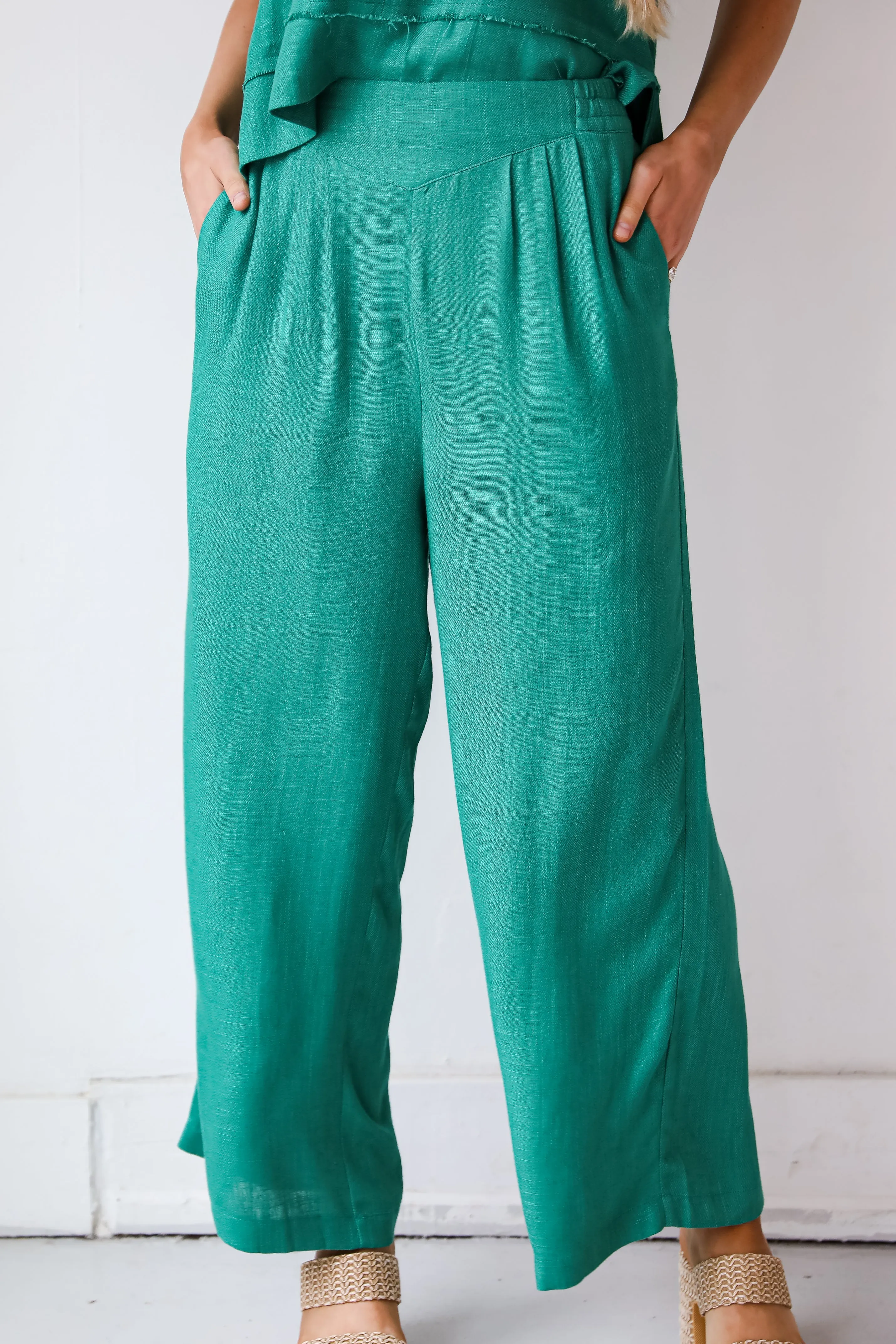 FINAL SALE - Dreamy Decision Linen Pants - DU DEAL