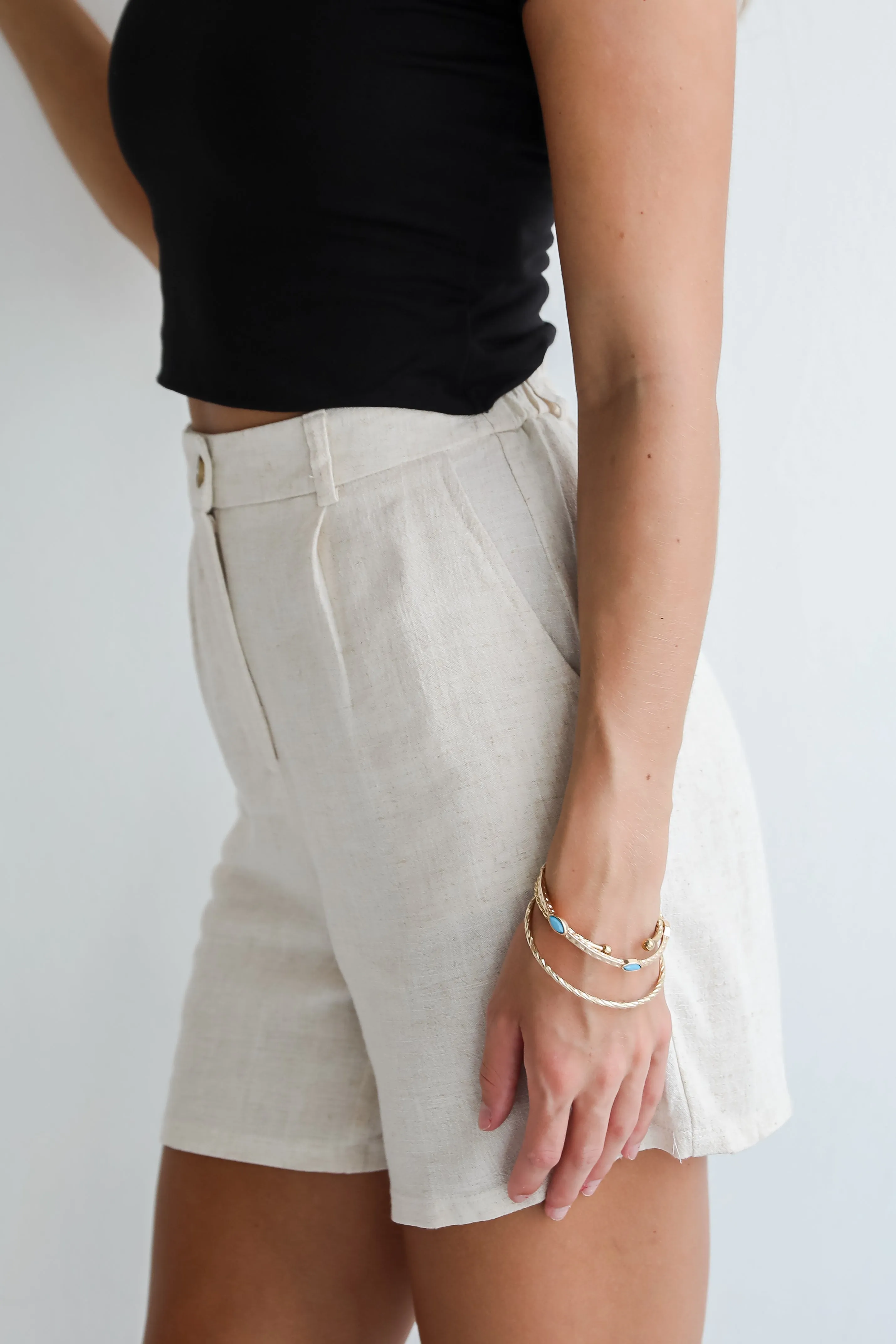 FINAL SALE - Playful Attitude Linen Shorts