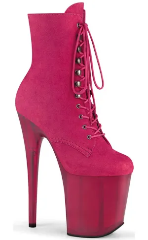 FLAMINGO-1020FST Pink Suede Ankle Boots