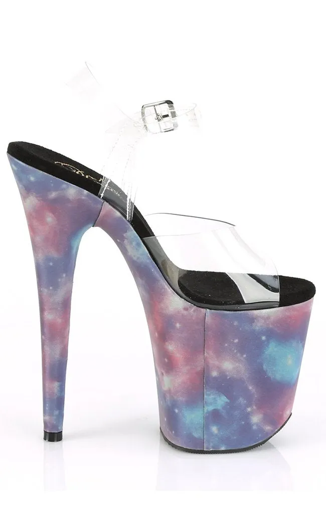 FLAMINGO-808REFL Galaxy UV Platform Heels