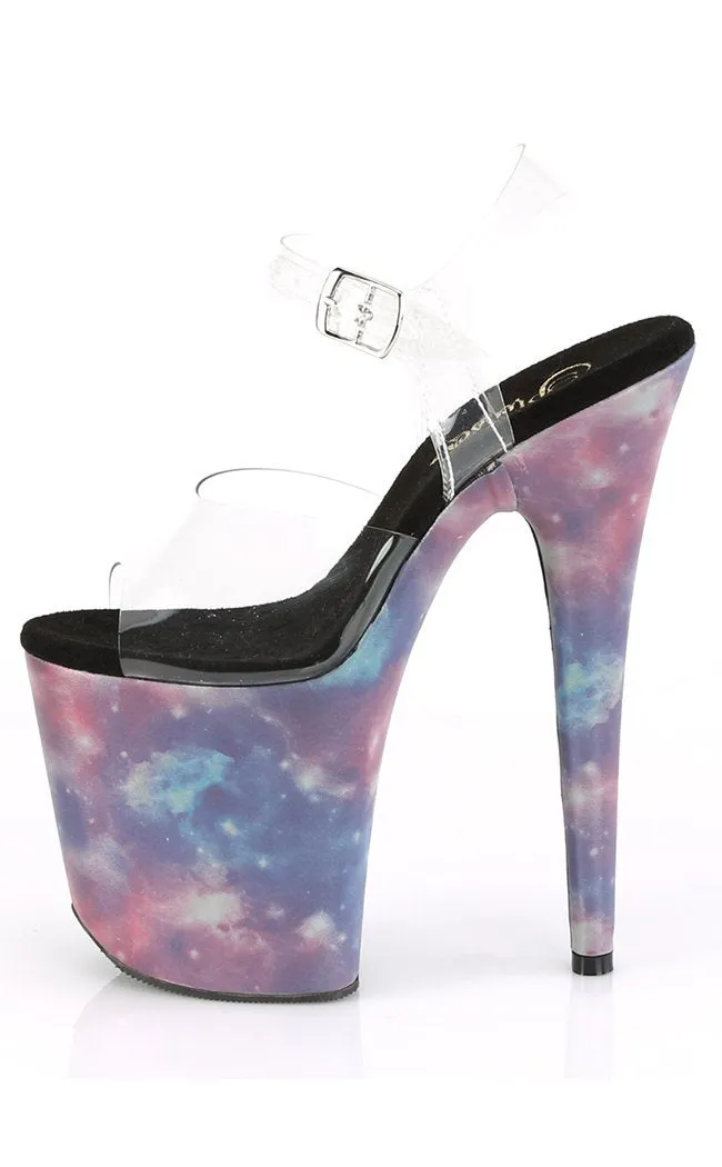 FLAMINGO-808REFL Galaxy UV Platform Heels