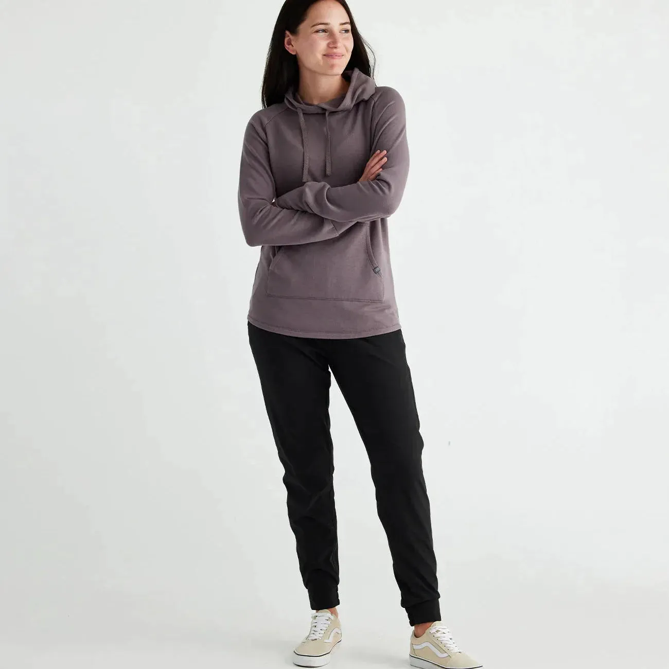 Free Fly Women's Breeze Pull-On Jogger in Black