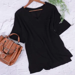 Front Pocket Popcorn Lounge Tunic