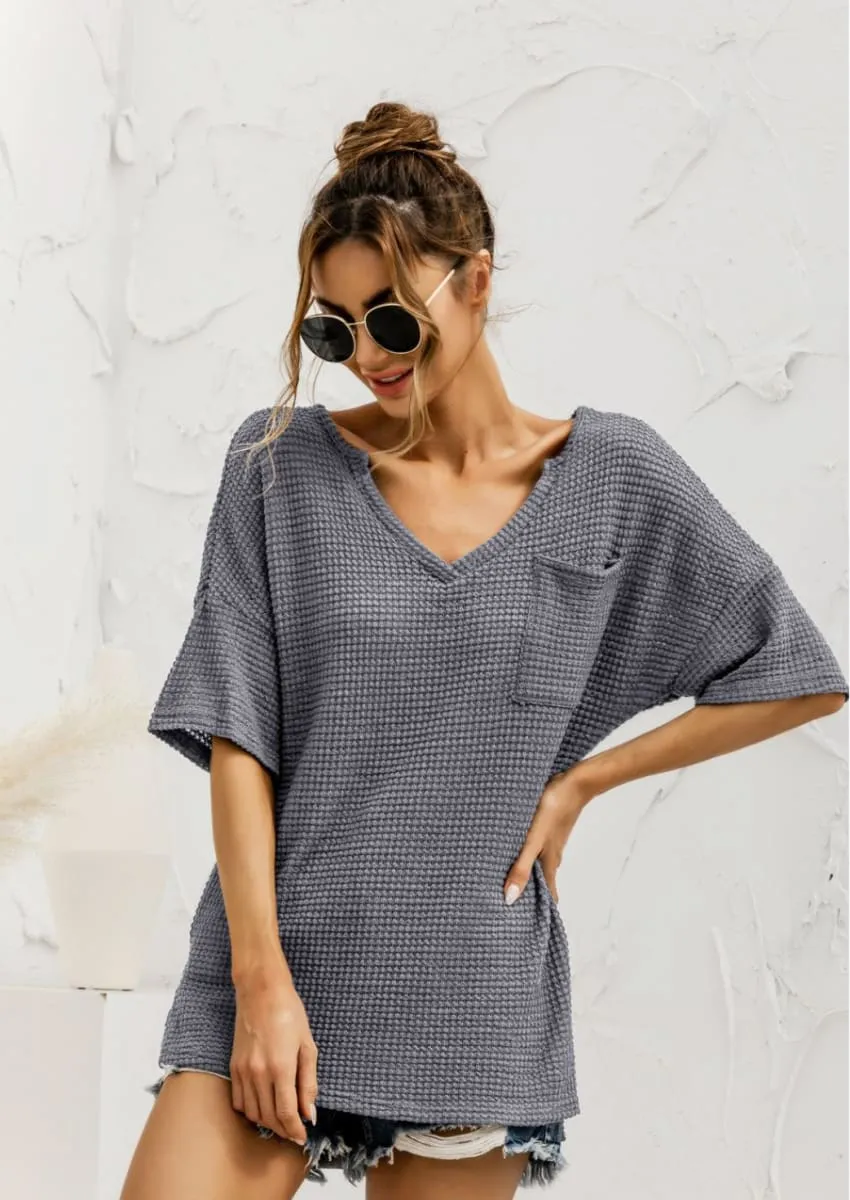 Front Pocket Popcorn Lounge Tunic