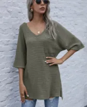 Front Pocket Popcorn Lounge Tunic