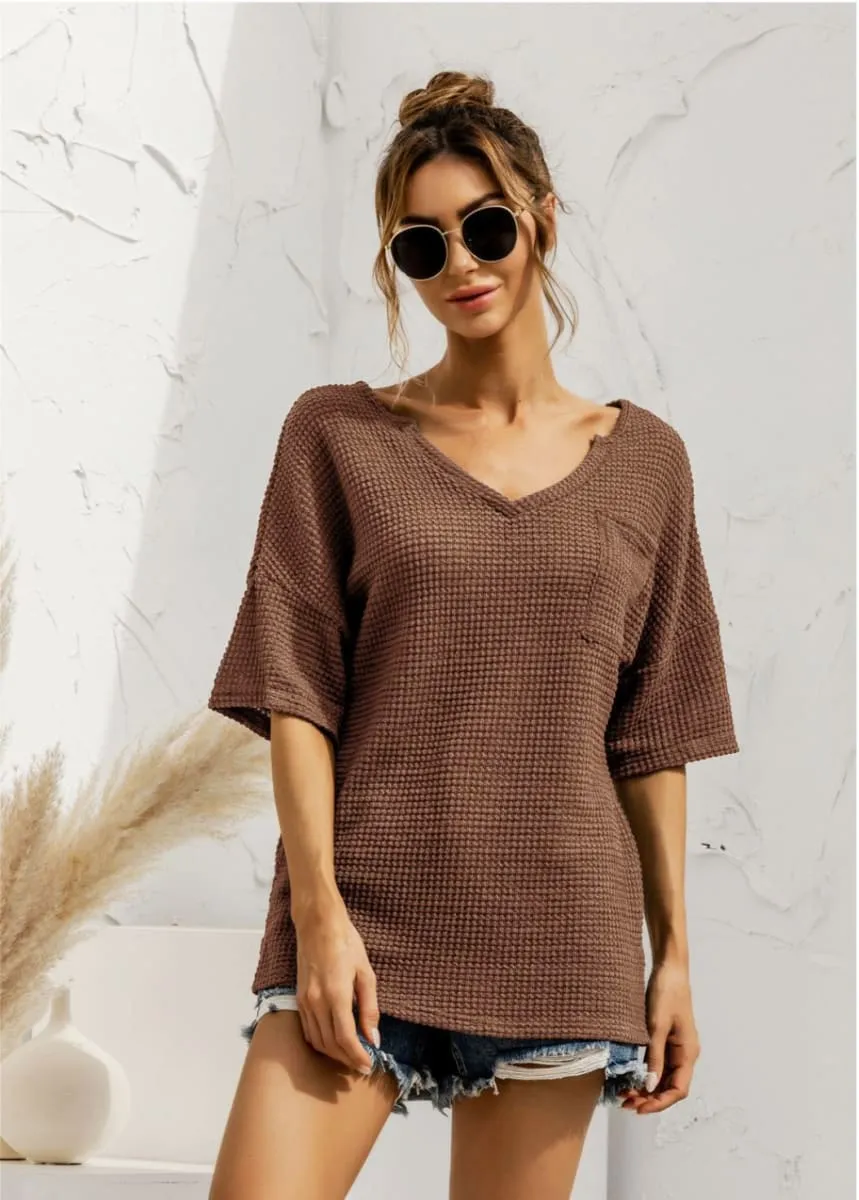 Front Pocket Popcorn Lounge Tunic