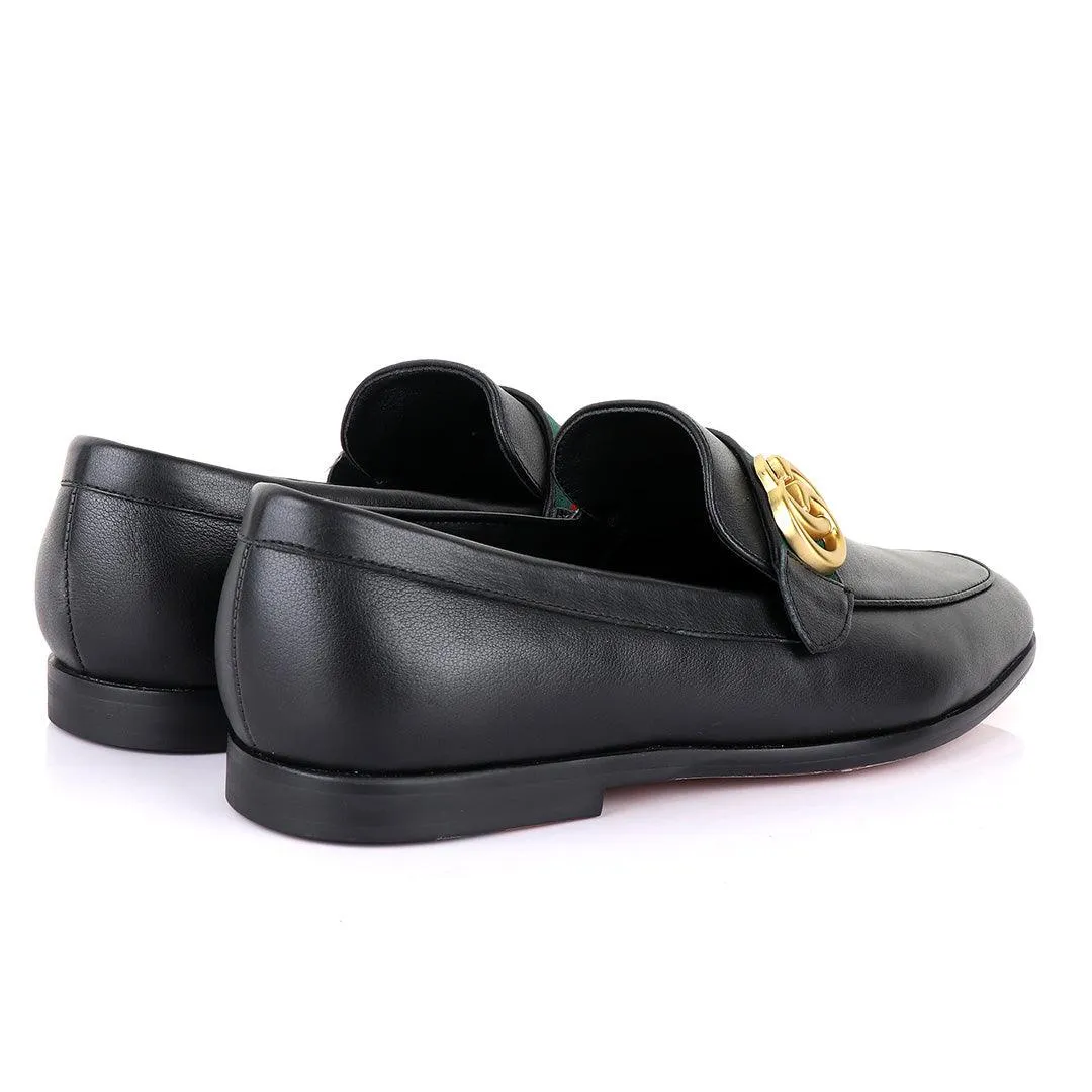 GC Luxury Black Leather Formal Shoe