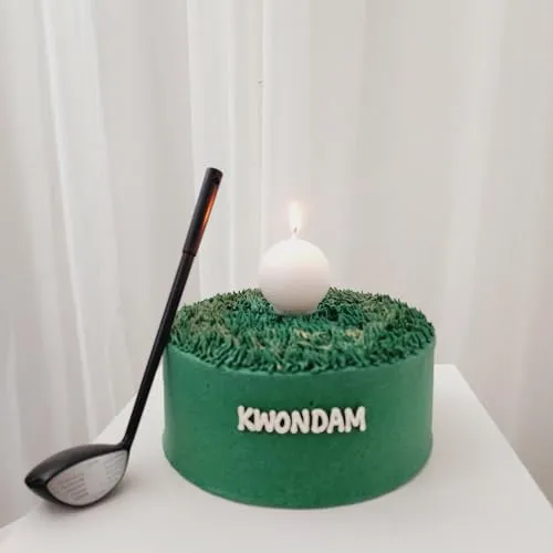 Golf Ball Birthday Candles for Cake, Cake Candles - Funny Candles, Round Candles,Party Decorations, Cake Decorating, Happy Birthday Decorations