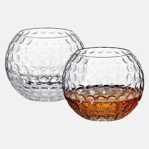 Golf Ball Whiskey Glass | Set of 2 | 450 mL