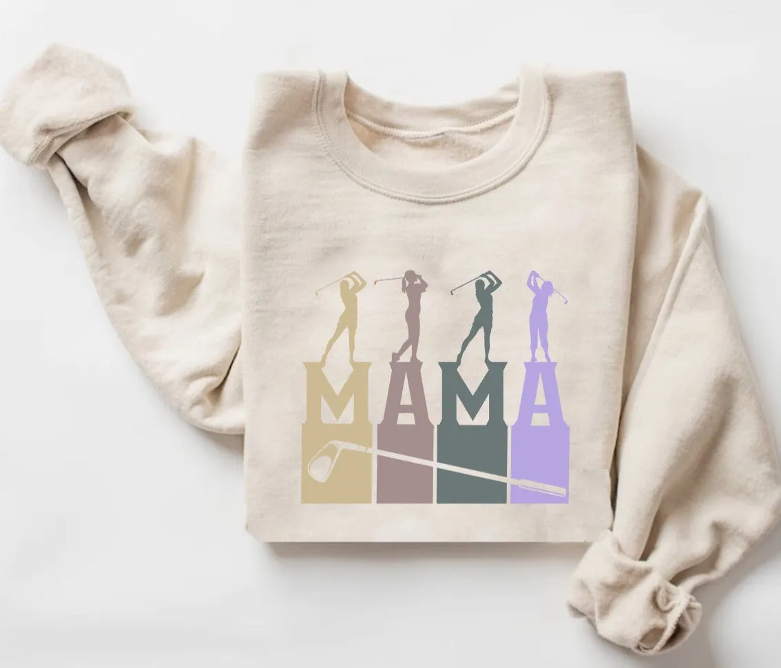 Golf mama Sweatshirt, Gifts For Golfers,Funny Golf Shirt,Golf Clubs Shirt,Golf Lover