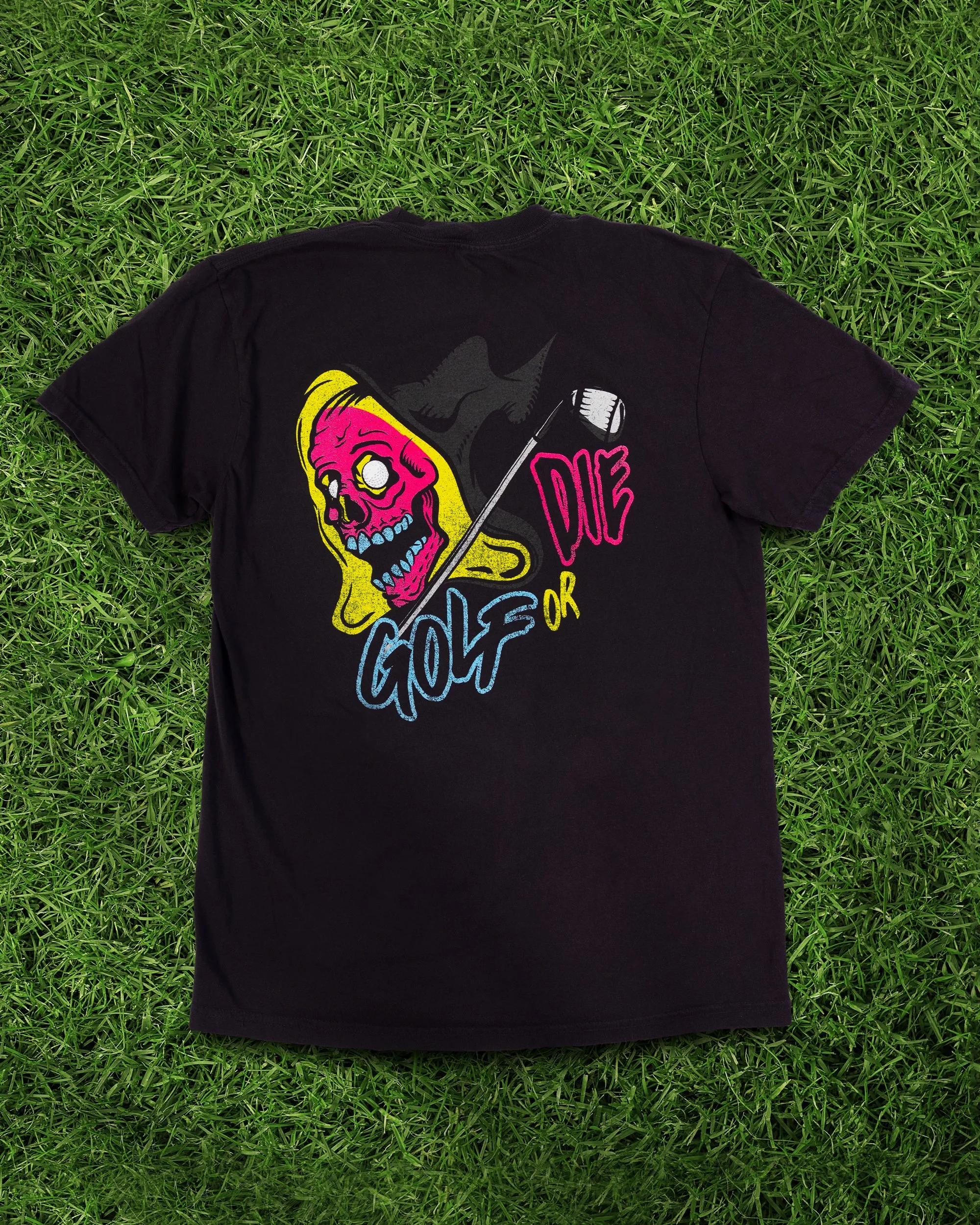 Golf or Die T-Shirt - Black