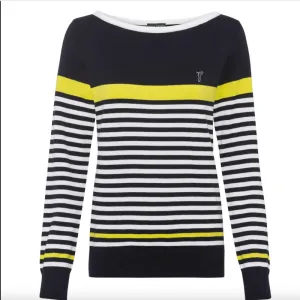 Golfino Atlantic Cruise Stripe Pullover - Navy Stripe