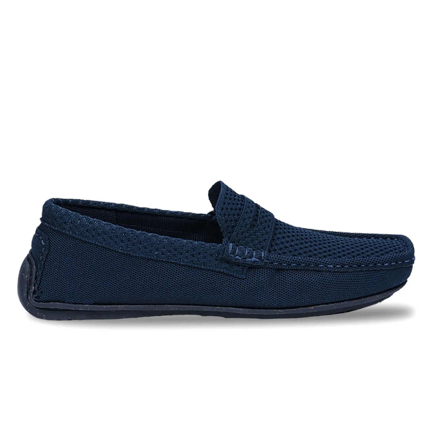 GREENSOLE JET BLUE MOC MENS SHOES LOAFERS