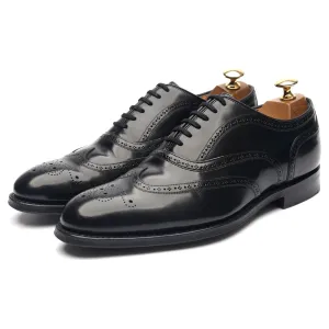 'Gunthorpe' Black Leather Oxford Brogues UK 6 F