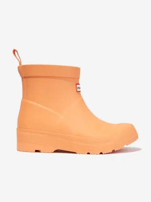 Hunter Girls Play Wellington Boots in Orange