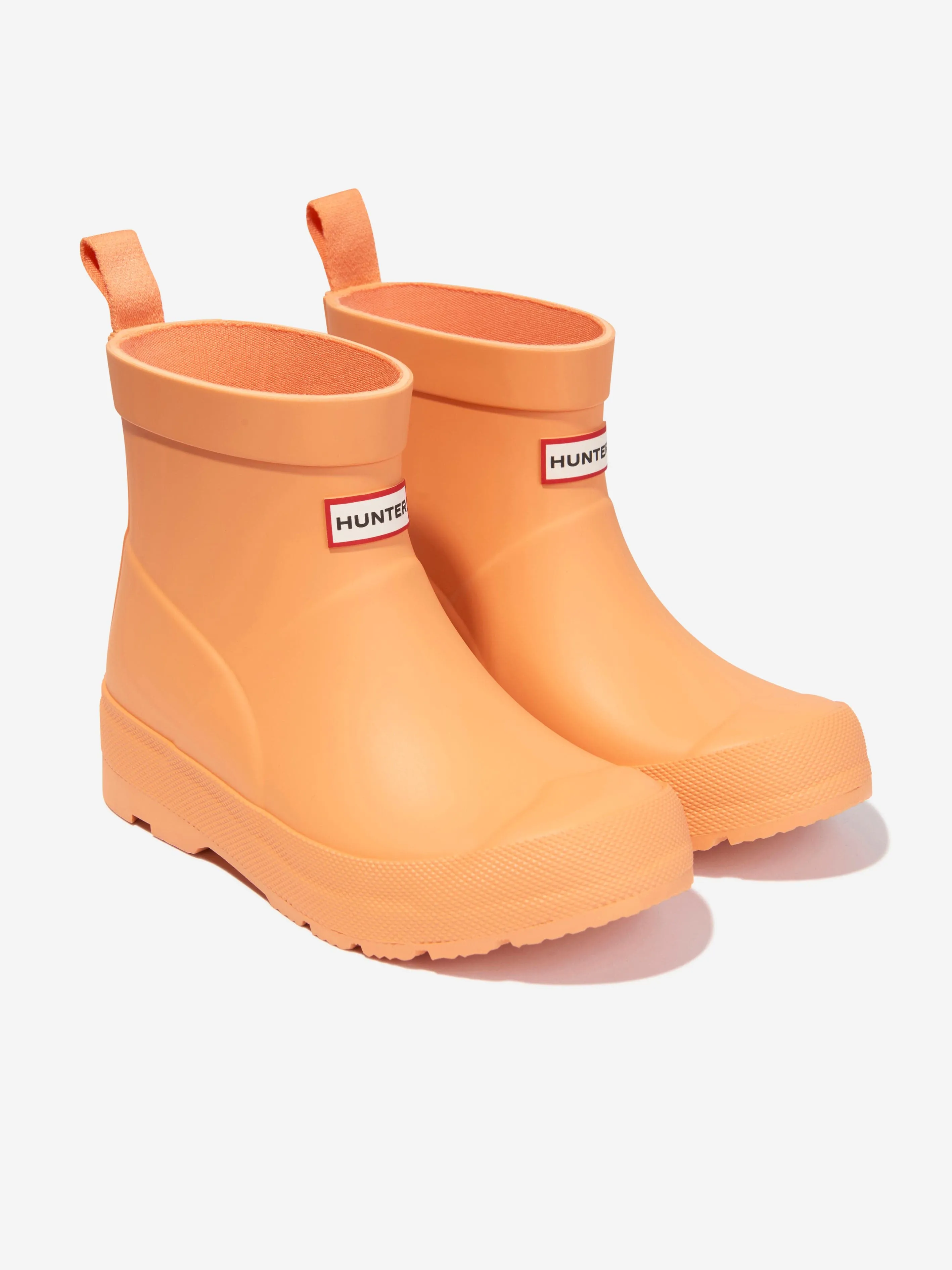 Hunter Girls Play Wellington Boots in Orange