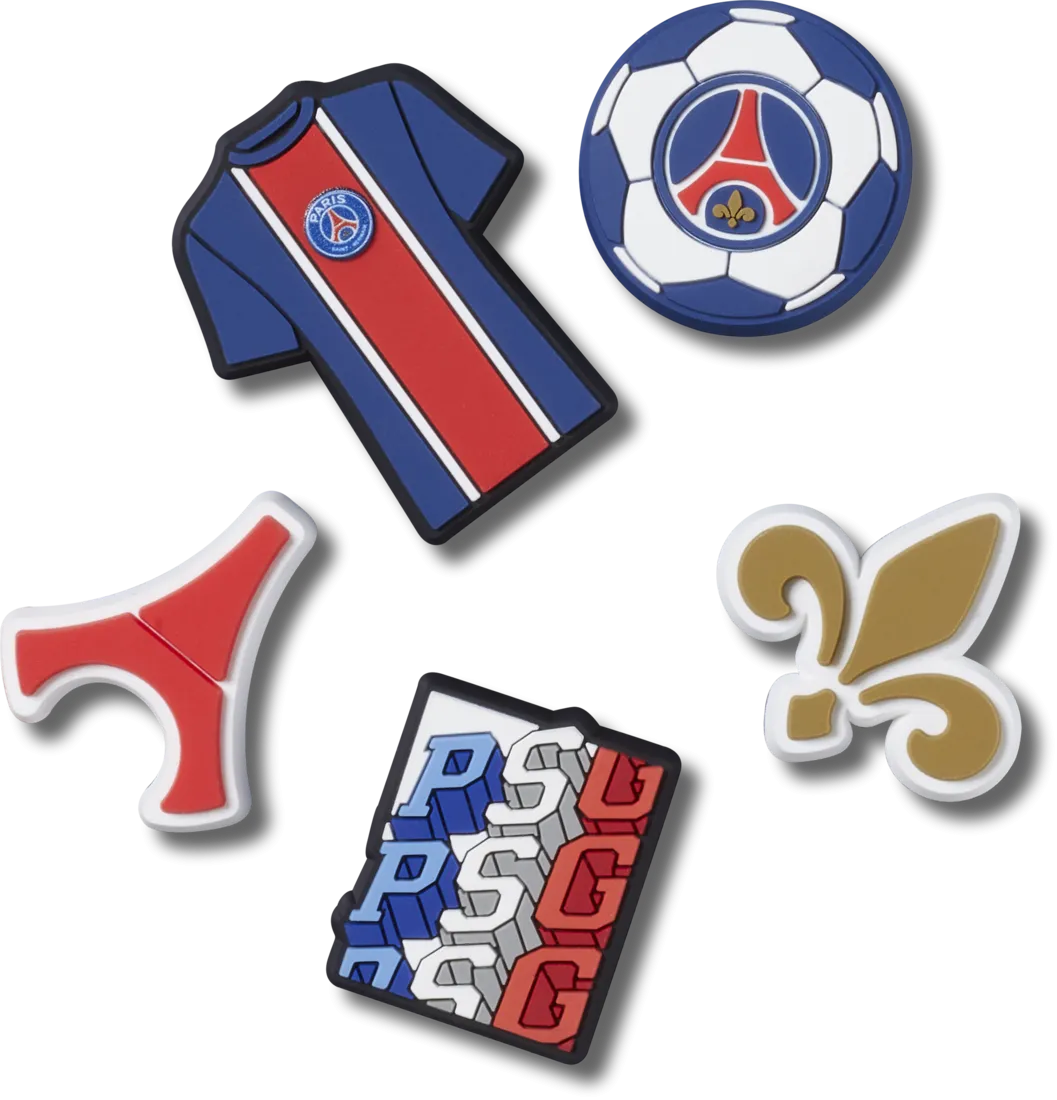 Jibbitz™ Paris St Germain 5-Pack